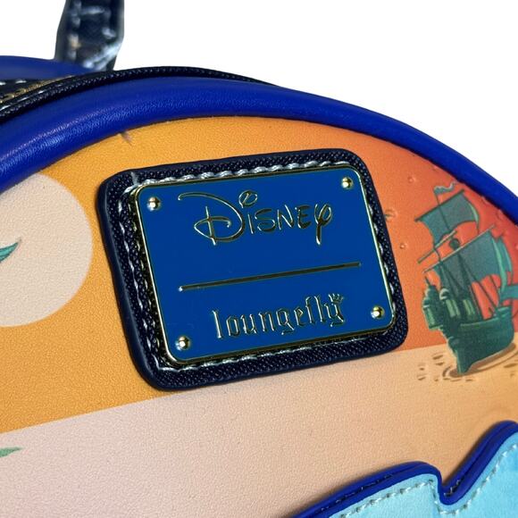 NWT Disney Parks x LOUNGEFLY The Little Mermaid Ariel Scene Mini Backpack RARE - Picture 3 of 10
